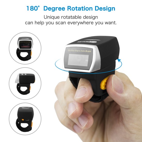 Netum NT-R2L Finger/ring scanner Bluetooth with loading station and usb cable