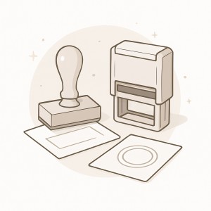 STAMPS MADE TO ORDER
