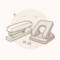 STAPLERS AND PUNCHES