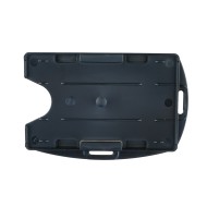 ID CARD HOLDER SINGLE LANDSCAPE BLACK