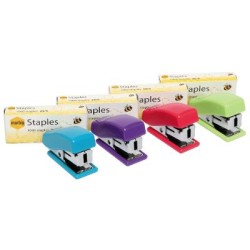 MARBIG STAPLER & STAPLES MINI 26/6 1000BX