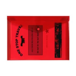 MARBIG DOCULOPE PP A4 RED MARBIG DOCULOPE PP A4 RED