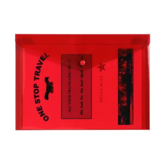 MARBIG DOCULOPE PP A4 RED