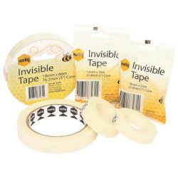 MARBIG TAPE INV 18MM X 33M (25.4MM CORE) MARBIG TAPE INV 18MM X 33M (25.4MM CORE)