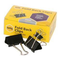 MARBIG FOLD BACK CLIPS 41MM