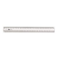 MARBIG RULER CLEAR PLASTIC BULK PK 30CM