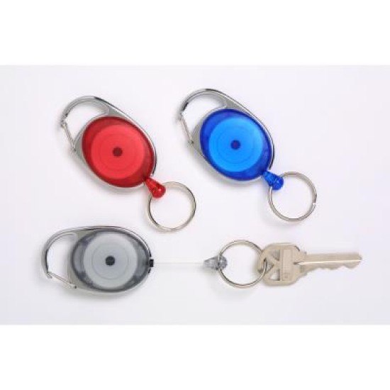 REXEL SNAP LOCK RETRACTABLE K/HLDR RED