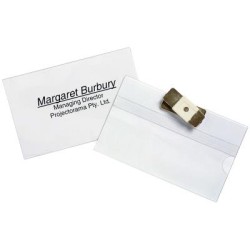REXEL MAGNETIC BADGE HOLDER PK 10
