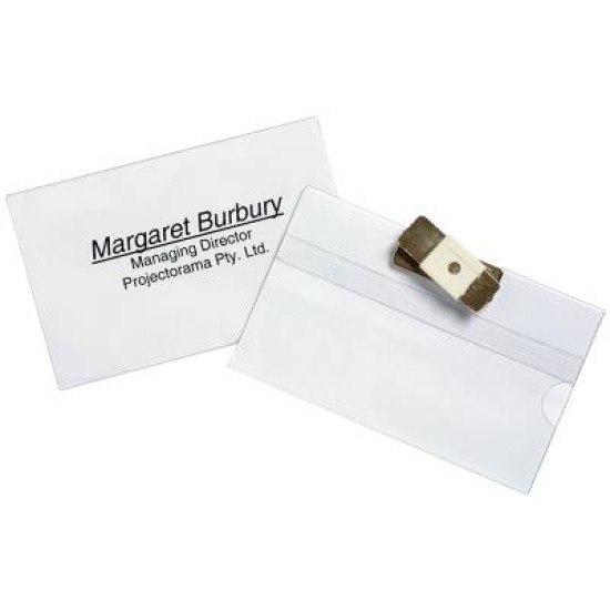 REXEL MAGNETIC BADGE HOLDER PK 10