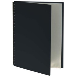 REFILLABLE DISPLAY BOOK/CLEAR FILE A3 20P BLACK