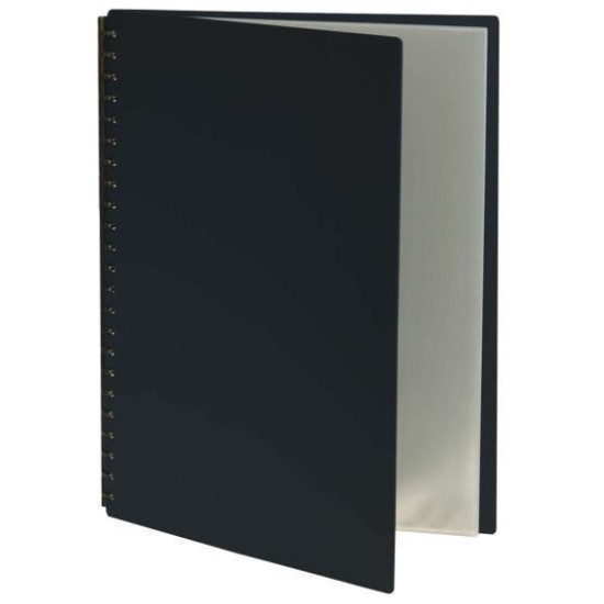 REFILLABLE DISPLAY BOOK/CLEAR FILE A3 20P BLACK