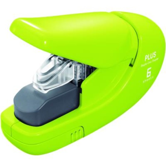 Staple-Free Staplers PLUS SL-106A Staple-free 5 sheet N/A Green
