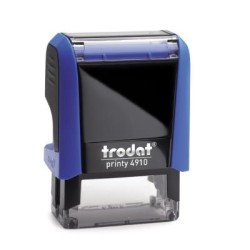 TRODAT PRINTY - TEXT STAMPS TRODAT 4910 26x9mm  Blue