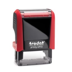TRODAT PRINTY - TEXT STAMPS TRODAT 4910 26x9mm  Red