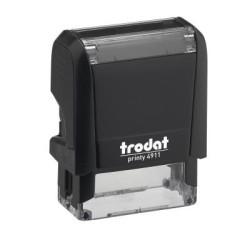 TRODAT PRINTY - TEXT STAMPS TRODAT 4911 38x14mm  Black