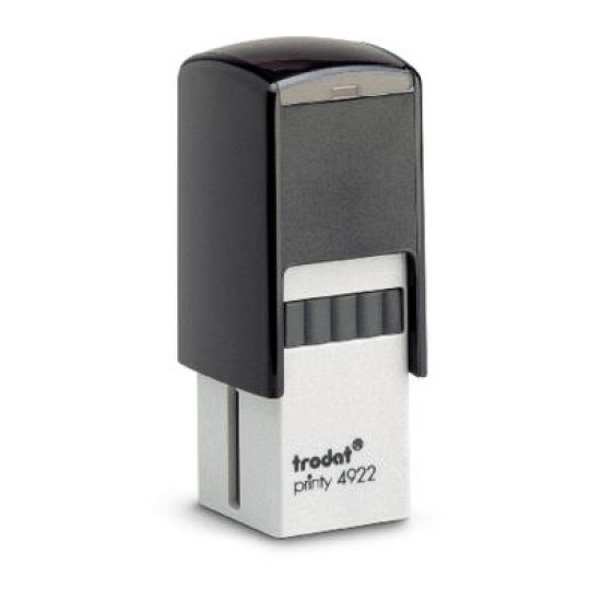 TRODAT 4922 made to order  20x20mm square  Black