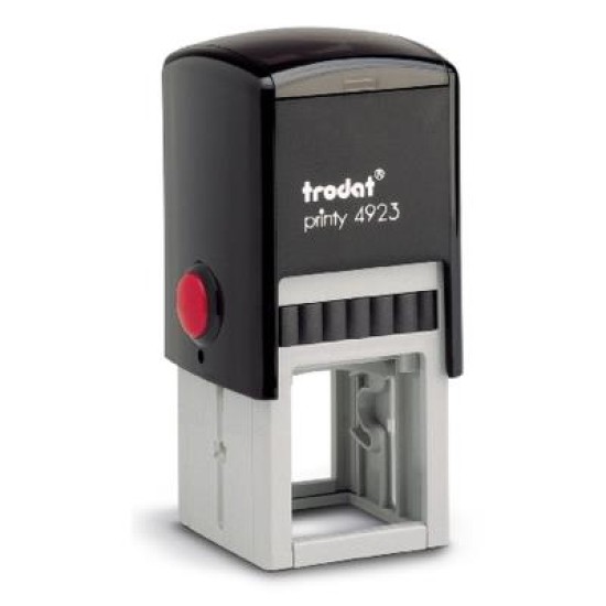 TRODAT PRINTY - TEXT STAMPS TRODAT 4923 30x30mm square  Black