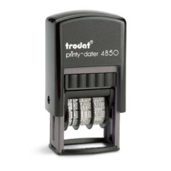 TRODAT PRINTY - DATERS / DATE+TEXT / DIAL-A-PHRASE STAMPS TRODAT 4850/L1 3.8mm date + RECEIVED  Blac
