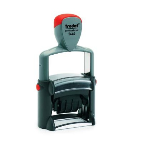 TRODAT PROFESSIONAL - DATERS / DATE+TEXT / DIAL-A-PHRASE STAMPS TRODAT 5440 4mm date + 49x28mm plate
