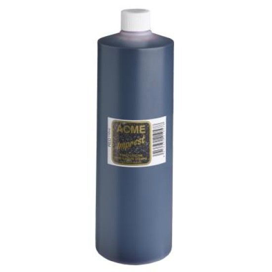 Endorsing Ink (water-based) - suitable for paper/cardboard ACME Imprest Hand stamp/Self-inker 1 litr