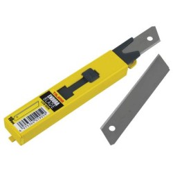 Heavy Duty Blades 18mm (solid non-segmented) TAJIMA LCB-50S 10pcs in dispenser case 18mm x 100mm Heavy Duty Blades 18mm (solid non-segmented) TAJIMA LCB-50S 10pcs in dispenser case 18mm x 100mm