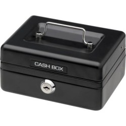 CASH BOXES OFFICE MATE 150x120x70mm 6 Black CASH BOXES OFFICE MATE 150x120x70mm 6 Black