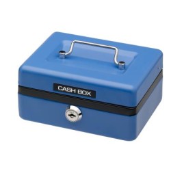 CASH BOXES OFFICE MATE 150x120x70mm 6 Blue CASH BOXES OFFICE MATE 150x120x70mm 6 Blue