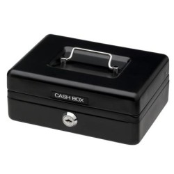 CASH BOXES OFFICE MATE 195x145x75mm 8 Black CASH BOXES OFFICE MATE 195x145x75mm 8 Black