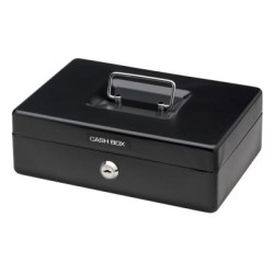 CASH BOXES OFFICE MATE 250x170x80mm 10 Black CASH BOXES OFFICE MATE 250x170x80mm 10 Black