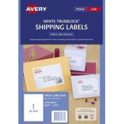 AVERY LABEL L7167-20 20 SHEETS LASER