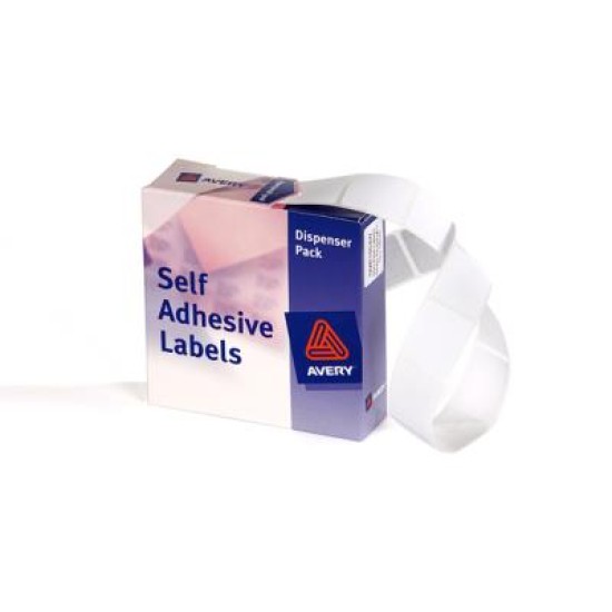 AVERY LABEL DISPENSER DMR1924W 19X24MM WHITE 650 PACK