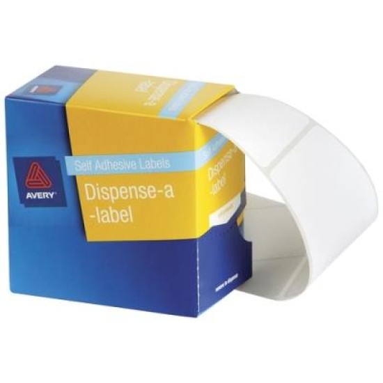 AVERY LABEL DISPENSER DMR8943W 89X43MM WHITE 100 PACK
