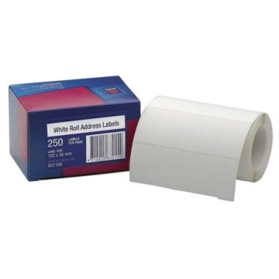 AVERY LABEL DISPENSER DMR102.36RA ADDRESS 102X36MM 250 PACK