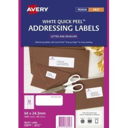 AVERY LABEL J8157-50 INKJET 50 SHEETS