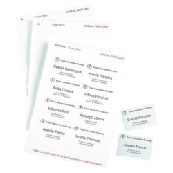 AVERY LABEL L7418-25 NAME BADGE 86.5X55.5MM 25 SHEETS AVERY LABEL L7418-25 NAME BADGE 86.5X55.5MM 25 SHEETS