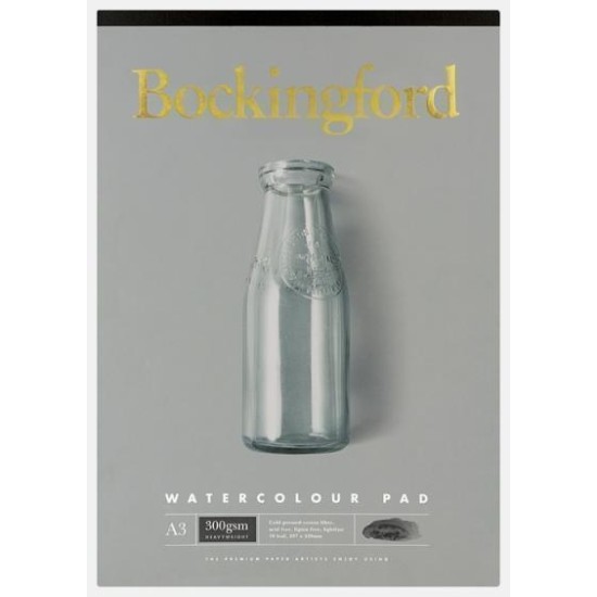 BOCKINGFORD PAD WATERCOLOUR A3 300GSM 10 LEAF