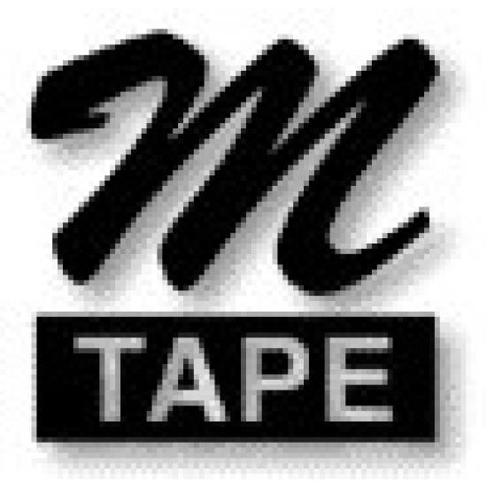 BROTHER TAPE PTOUCH M921 9MM BLACK ON SILVER