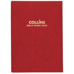 GUARD BOOK FOOLSCAP 200 LEAF 350X263MM 40MM SPINE without gold print!!