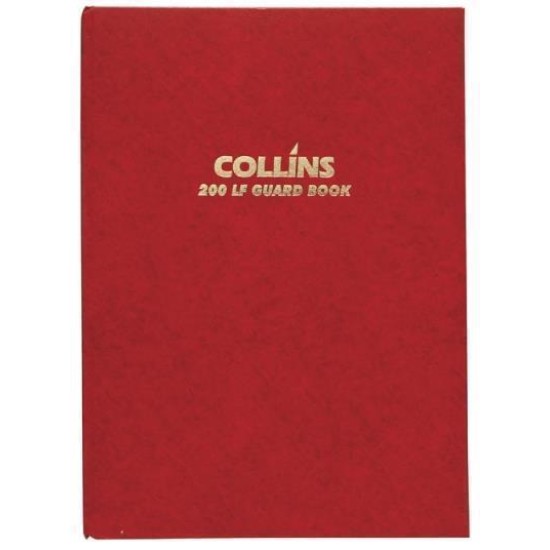 GUARD BOOK FOOLSCAP 200 LEAF 350X263MM 40MM SPINE without gold print!!