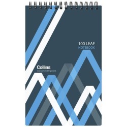 COLLINS NOTEBOOK WIRO POLYPROP REPORTERS 200X127MM 100 LEAF