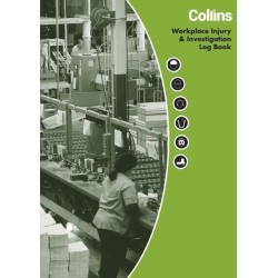 COLLINS REGISTER INJURY AND INVESTIGATION A4 50 LEAF