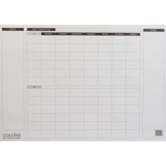 COLLINS DESK PAD REFILL A2 UNDATED 20 LEAF