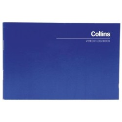 COLLINS VEHICLE LOG BOOK 40 LIMP 24 PAGE 115X170MM