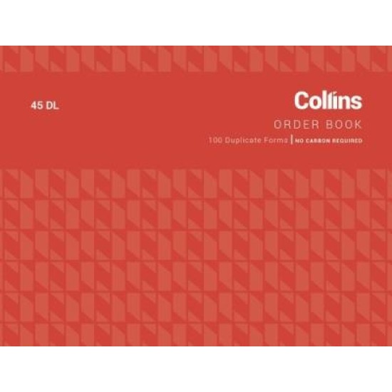 COLLINS GOODS ORDER 45DL DUPLICATE NO CARBON REQUIRED