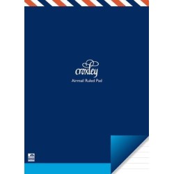CROXLEY PAD SIZE 2 222X159MM AIRMAIL RULED 45 LEAF