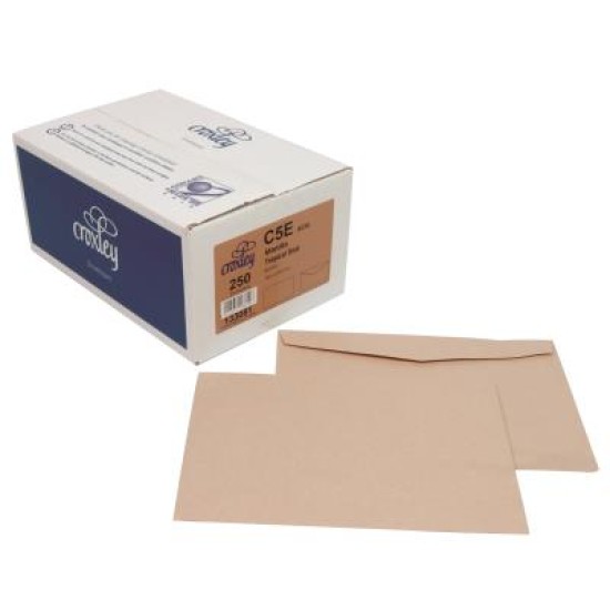 CROXLEY ENVELOPE C5E MANILLA TROPICAL SEAL BANKER BOX 250