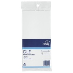 CROXLEY ENVELOPE DLE SEAL EASI 100 PACK