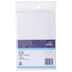 CROXLEY ENVELOPE C6 SEAL EASI WALLET 20 PACK