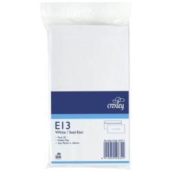 CROXLEY ENVELOPE E13 SEAL EASI 20 PACK