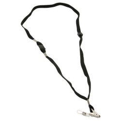 DIXON LANYARD BLACK PACK 10 FLAT HANGSELL